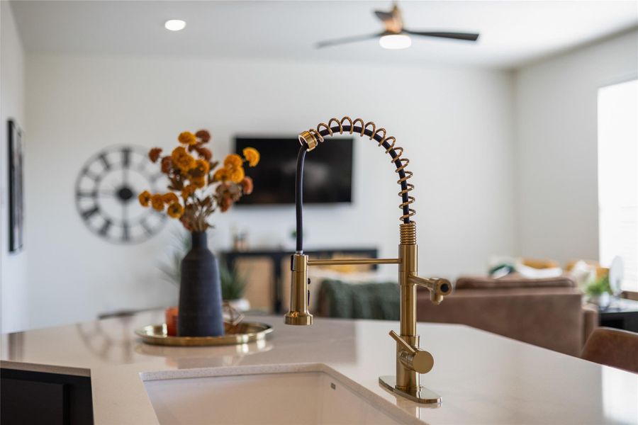 Furnished interior view inside a new home in Retreat at San Gabriel, Georgetown (Image 22).