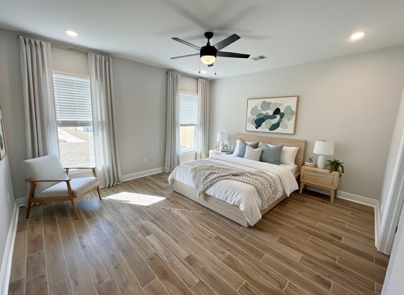 Front exterior of a new home in Natureview, Freeport, FL, highlighting curb appeal (Image 16).