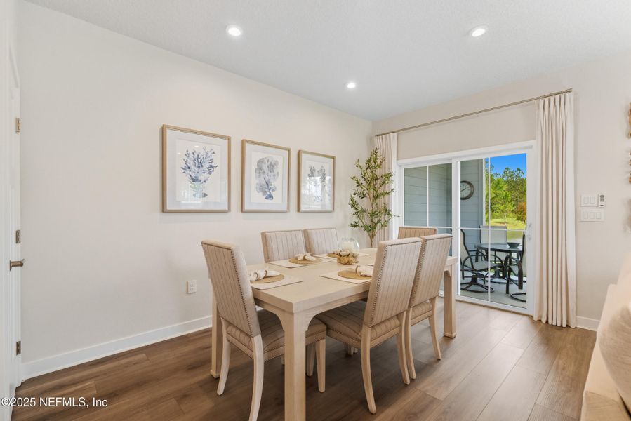 Furnished interior view inside a new home in Shearwater Townhomes, St. Augustine (Image 25).