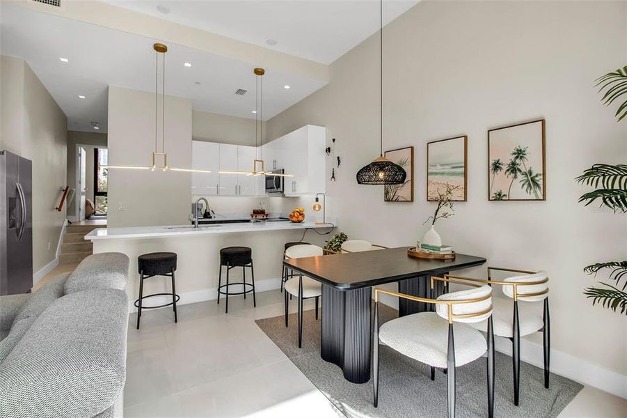 Furnished interior view inside a new home in , Sarasota (Image 16). Furnished interior view inside a new home in , Sarasota (Image 16).