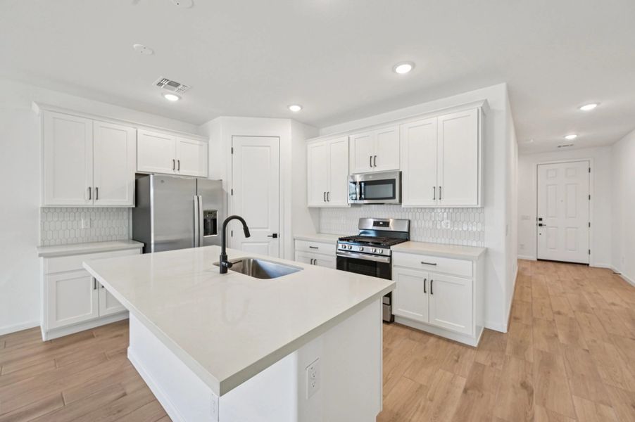 Kitchen featuring the Harmony Collection. Not actual home, finishes may vary. Kitchen featuring the Harmony Collection. Not actual home, finishes may vary.