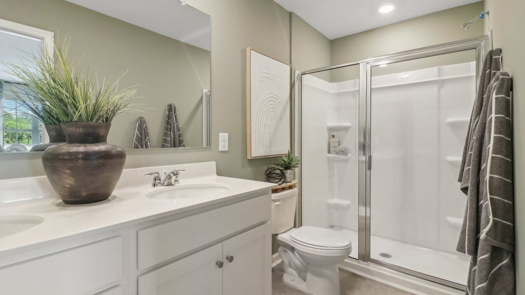 Furnished interior view inside a new home in Wellington Park, Lithonia (Image 28).