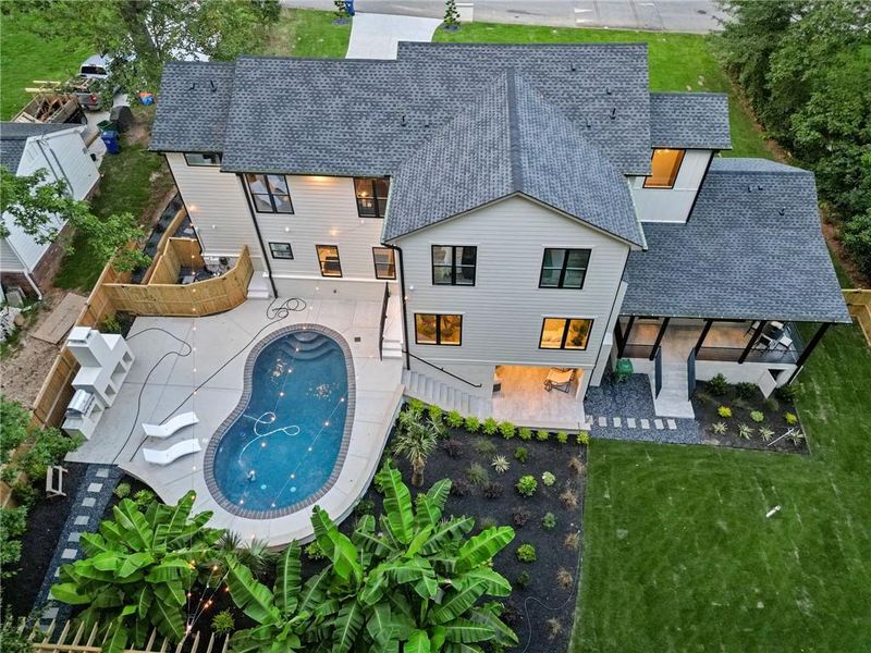 Front exterior of a new home in , Atlanta, GA, highlighting curb appeal (Image 30). Front exterior of a new home in , Atlanta, GA, highlighting curb appeal (Image 30).
