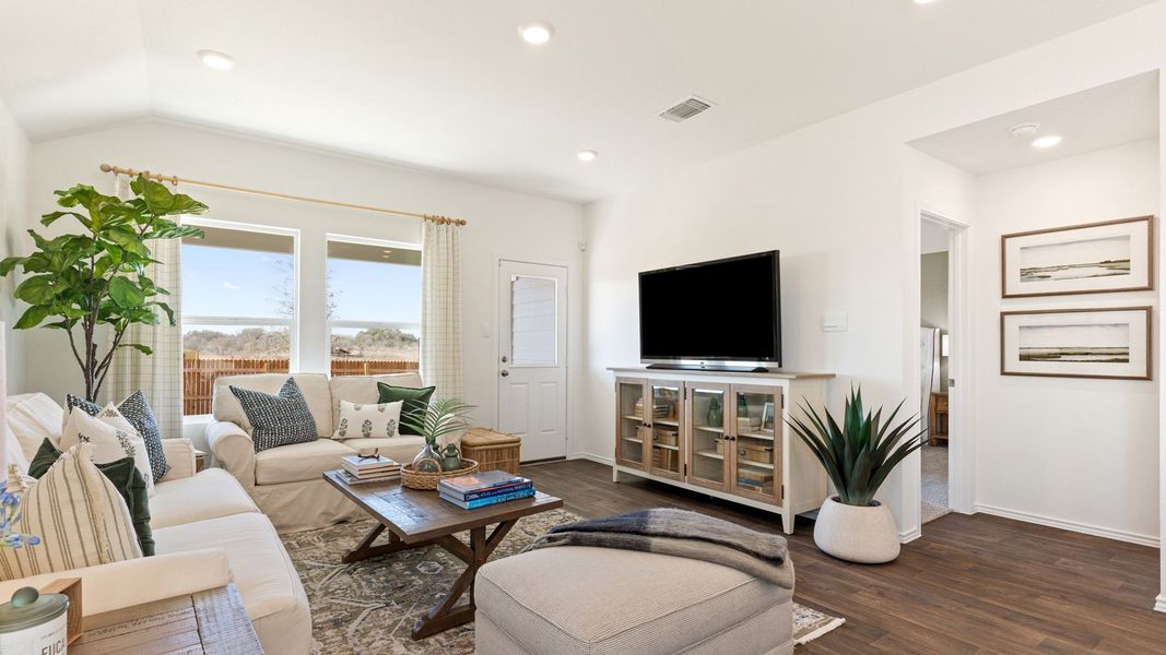 Furnished interior view inside a new home in Watermill, Kyle (Image 14).