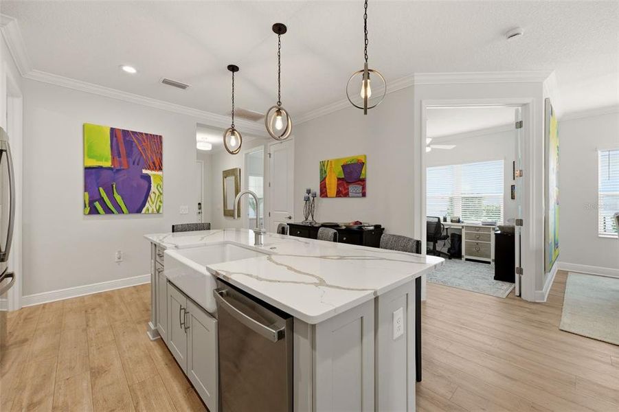 Furnished interior view inside a new home in , Venice (Image 26).