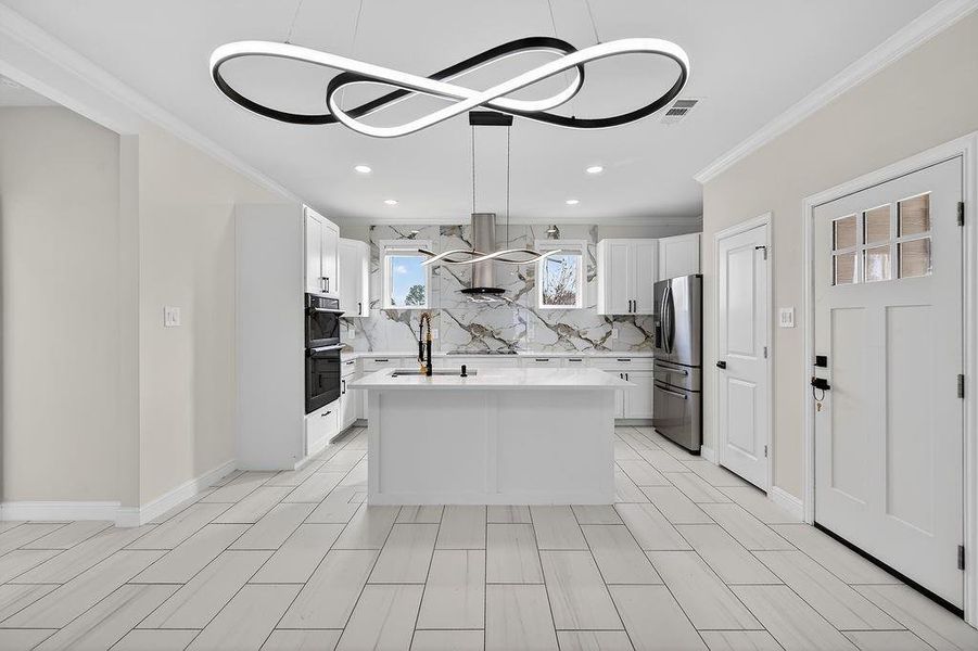 Furnished interior view inside a new home in , Gun Barrel City (Image 4). Furnished interior view inside a new home in , Gun Barrel City (Image 4).