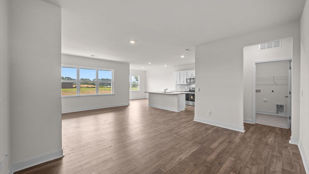 Spacious, unfurnished interior of a new home in Beaver Dam Crossing, Bailey (Image 12).