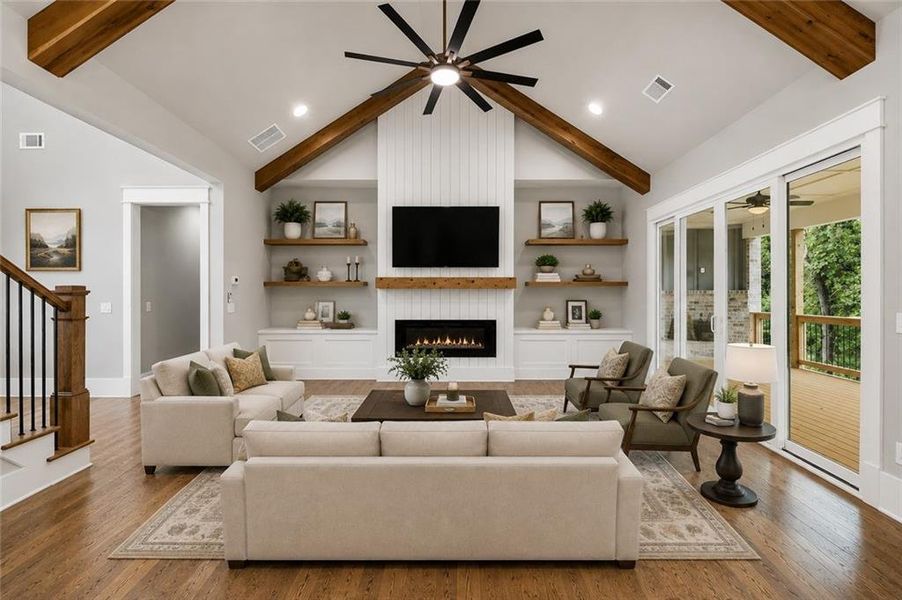Furnished interior view inside a new home in , Jefferson (Image 49).
