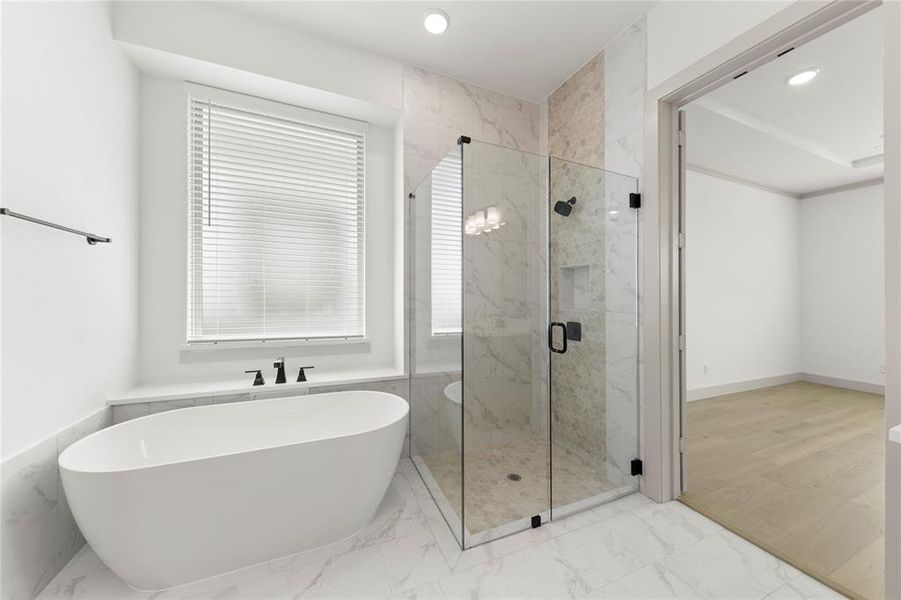 Furnished interior view inside a new home in Cambridge Estates, Prosper (Image 6). Furnished interior view inside a new home in Cambridge Estates, Prosper (Image 6).