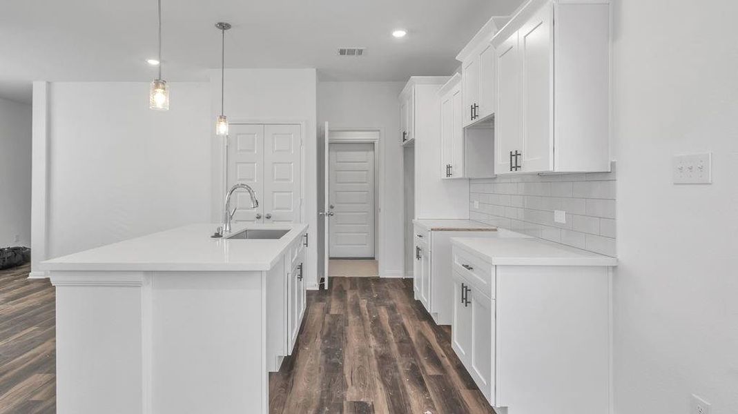 Furnished interior view inside a new home in , Houston (Image 7). Furnished interior view inside a new home in , Houston (Image 7).