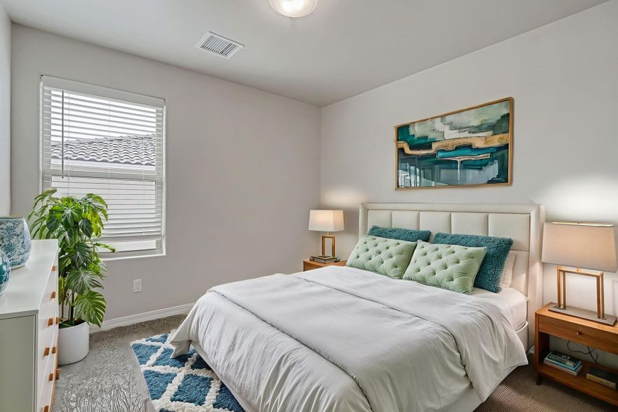 Furnished interior view inside a new home in Emerald Estates, Horizon City (Image 11). Furnished interior view inside a new home in Emerald Estates, Horizon City (Image 11).