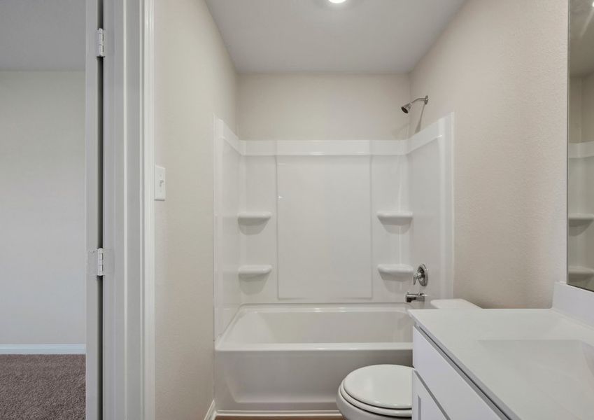 Shower/tub combination in bathroom Shower/tub combination in bathroom