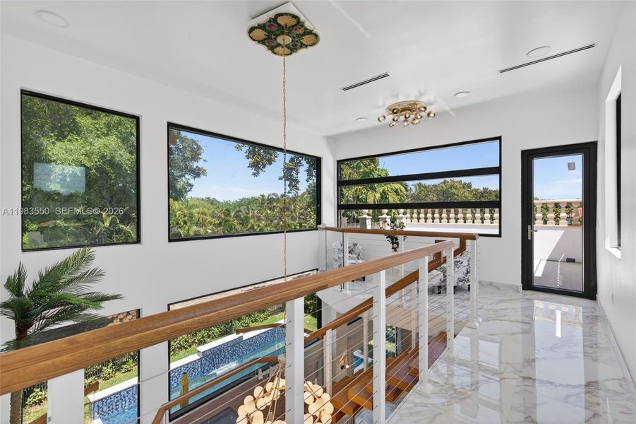 Furnished interior view inside a new home in , Biscayne Park (Image 71).