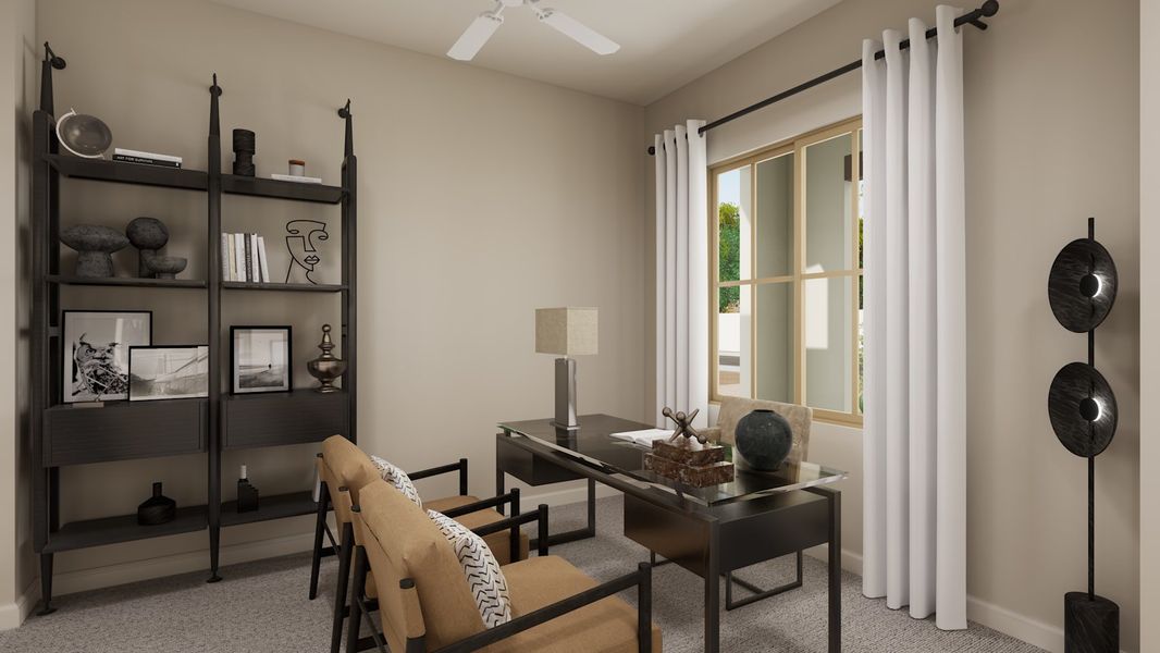 Representative furnished interior of a home built from the Sierra Plan 3509 by Tri Pointe Homes in Soleo, San Tan Valley (Image 7).