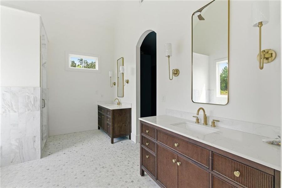 Furnished interior view inside a new home in , Newnan (Image 19).