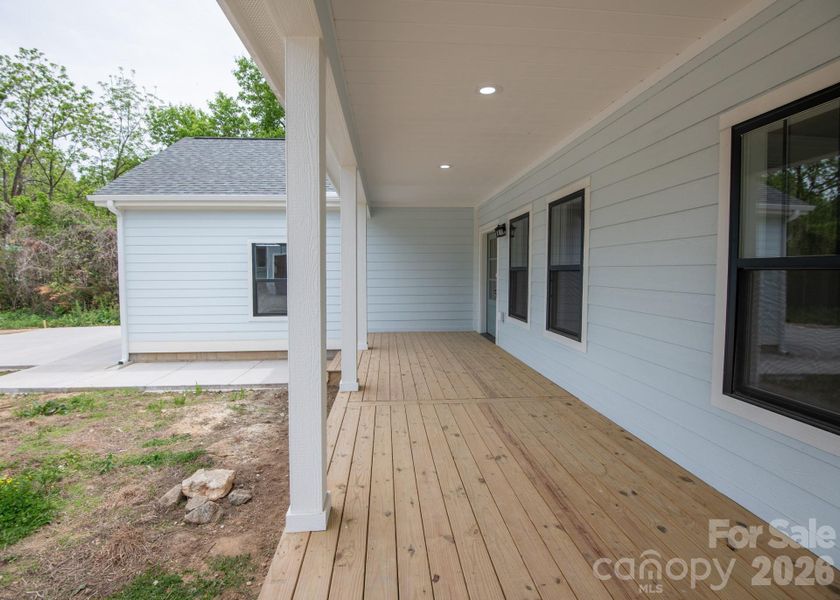 Exterior details and patio area of a home in , Hendersonville (Image 4).