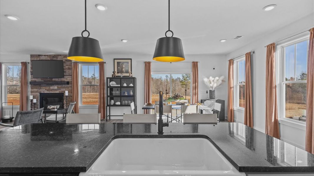 Representative furnished interior of a home built from the Wakefield by DRB Homes in Kayfield at Midway, Anderson (Image 25). Representative furnished interior of a home built from the Wakefield by DRB Homes in Kayfield at Midway, Anderson (Image 25).