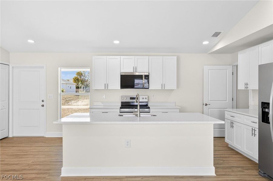 Furnished interior view inside a new home in Cape Coral, Cape Coral (Image 14). Furnished interior view inside a new home in Cape Coral, Cape Coral (Image 14).