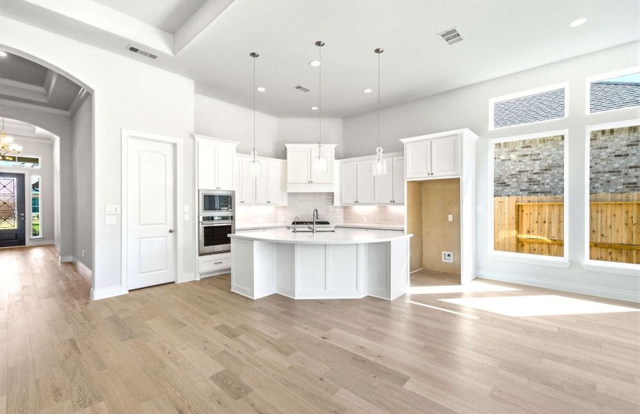 Furnished interior view inside a new home in The Highlands 55′, Porter (Image 15).