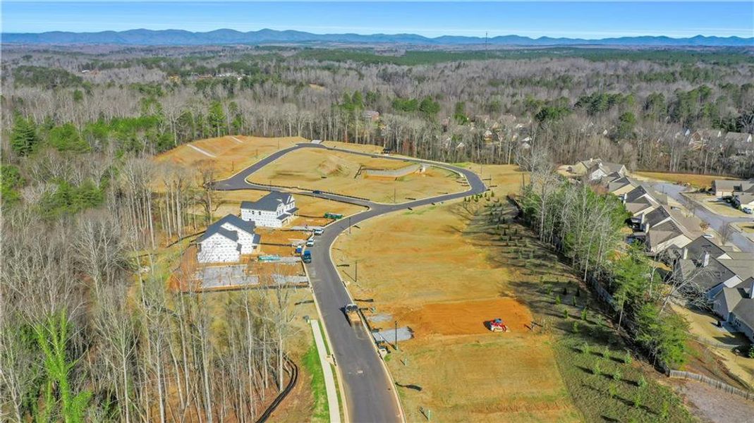 Site preparation for new homesites in , Dawsonville (Image 84).