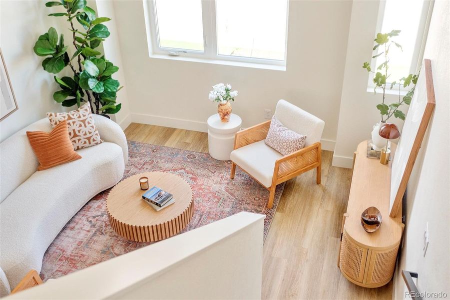 Furnished interior view inside a new home in , Denver (Image 20). Furnished interior view inside a new home in , Denver (Image 20).