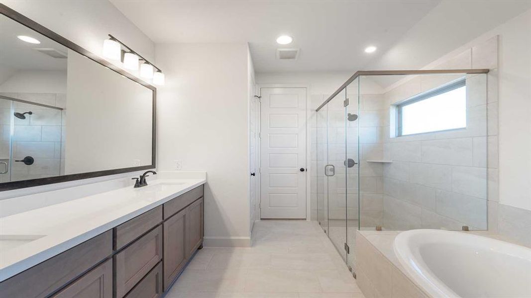 Furnished interior view inside a new home in The Heights At Uptown Celina 45', Celina (Image 6).