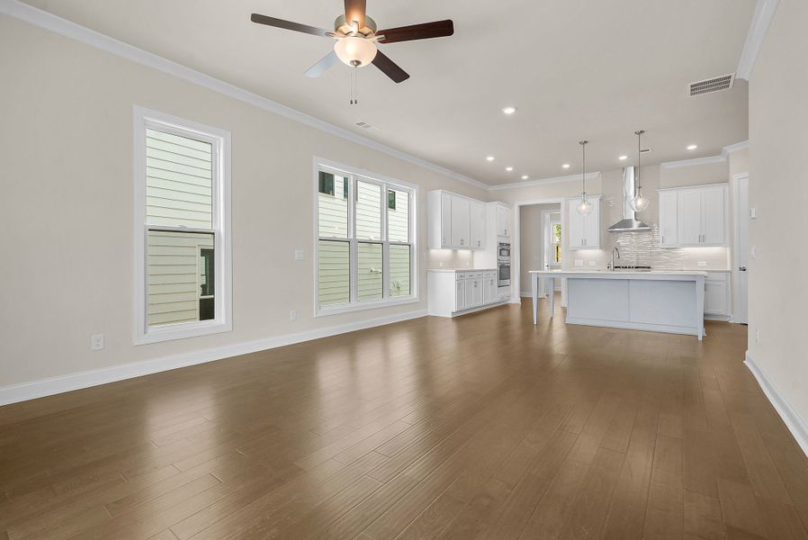 Representative unfurnished interior of a home built from the The Carter by The Providence Group in Palisades Single Family, Cumming (Image 21). Representative unfurnished interior of a home built from the The Carter by The Providence Group in Palisades Single Family, Cumming (Image 21).