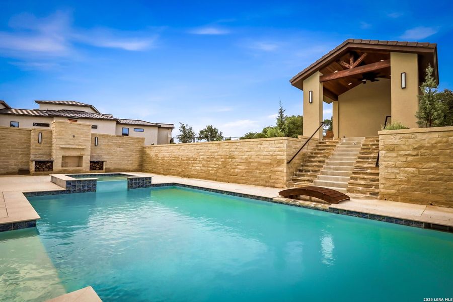 Exterior details and patio area of a home in , Boerne (Image 31).