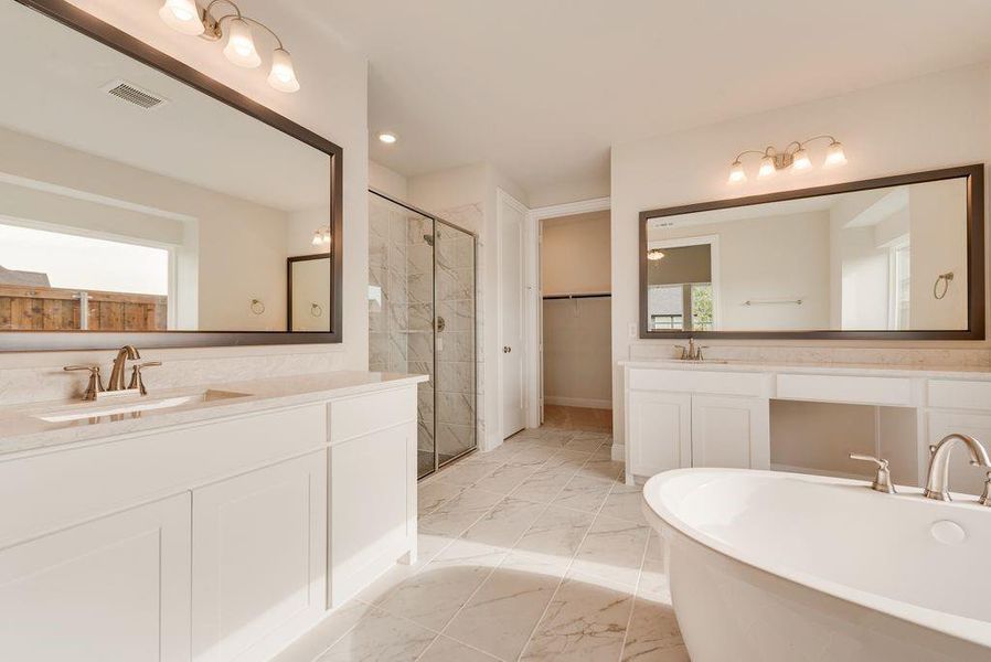 Furnished interior view inside a new home in Somercrest, Midlothian (Image 7).