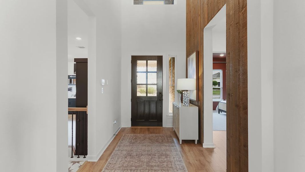Representative furnished interior of a home built from the Madison by Chesmar Homes in Nolina, Georgetown (Image 4).