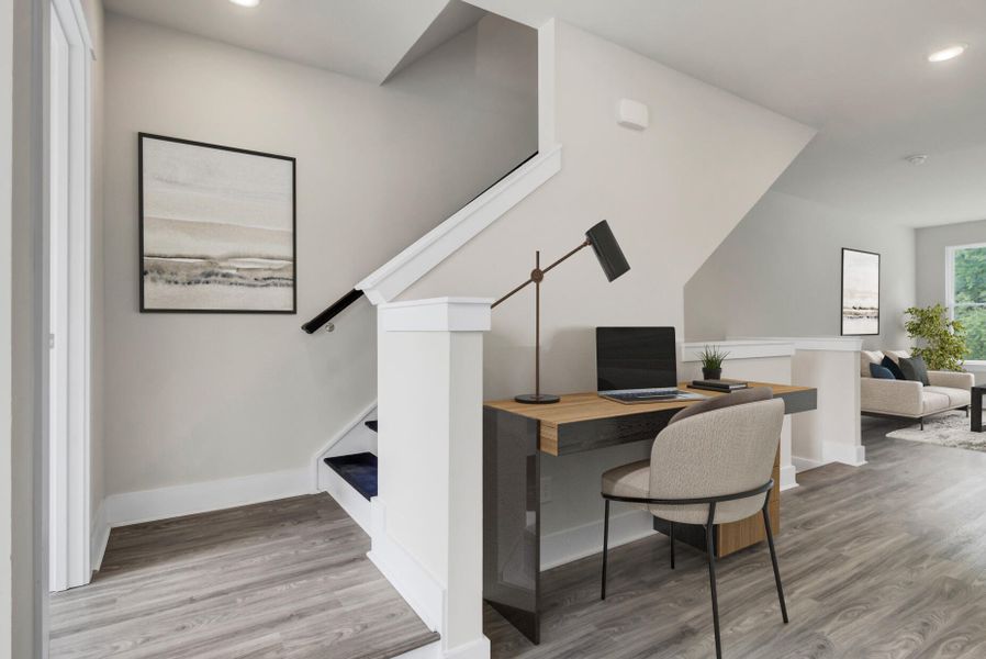 Furnished interior view inside a new home in , Summerville (Image 18).