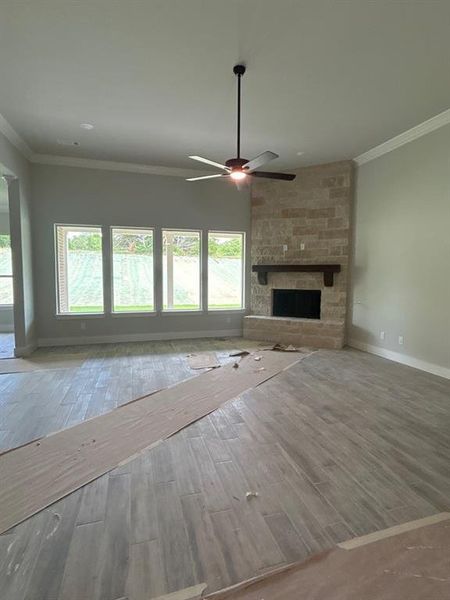 In-progress construction of a new home in Grayson Ridge, Van Alstyne, TX (Image 10).