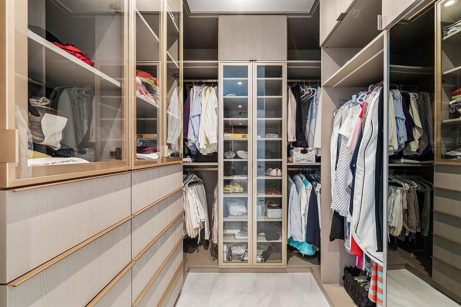 Primary closet Primary closet