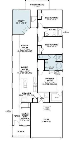 2D floor plan layout of this home in Lone Star Landing, Montgomery, TX (Image 4). 2D floor plan layout of this home in Lone Star Landing, Montgomery, TX (Image 4).