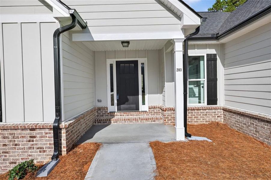 Exterior details and patio area of a home in , Winder (Image 22).