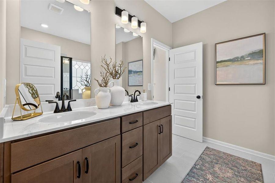 Furnished interior view inside a new home in Jones Ridge, Dallas (Image 18).