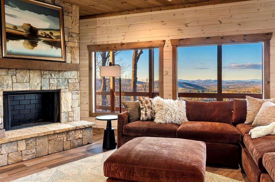 Furnished interior view inside a new home in , Blue Ridge (Image 16). Furnished interior view inside a new home in , Blue Ridge (Image 16).