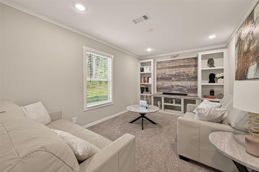 Furnished interior view inside a new home in , Cleveland (Image 17).