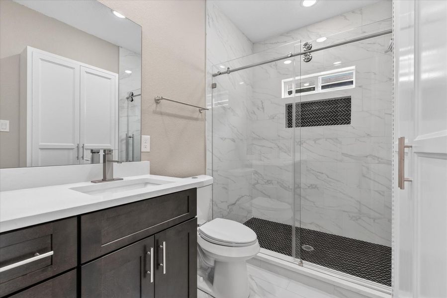 Furnished interior view inside a new home in , Houston (Image 10).