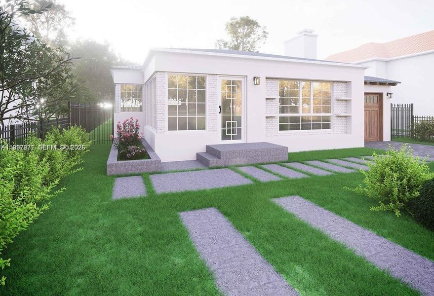 Exterior details and patio area of a home in , Miami (Image 8).