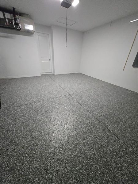 Epoxy Coated Garage Floor