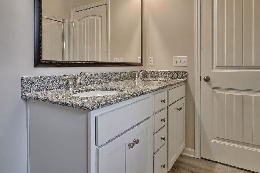 Representative furnished interior of a home built from the Sabel II by Great Southern Homes in Cottages at Roofs Pond, West Columbia (Image 15).