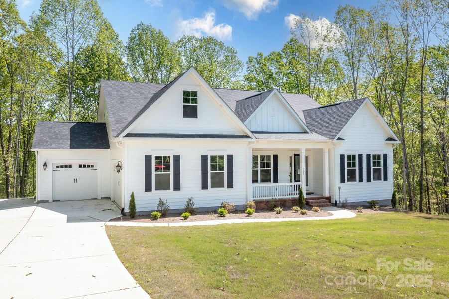 Front exterior of a new home in Harbor Watch, Statesville, NC, highlighting curb appeal (Image 15).