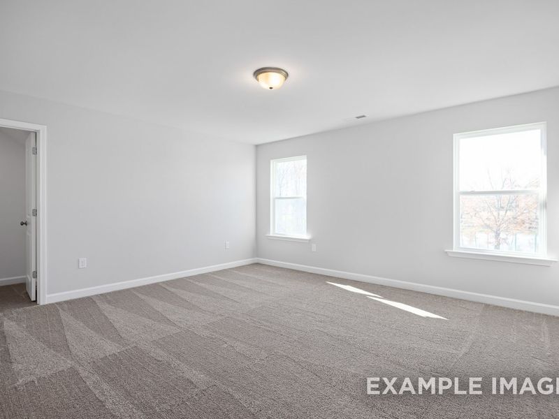 Representative unfurnished interior of a home built from the The Cypress II by Davidson Homes LLC in Tobacco Road, Angier (Image 34). Representative unfurnished interior of a home built from the The Cypress II by Davidson Homes LLC in Tobacco Road, Angier (Image 34).