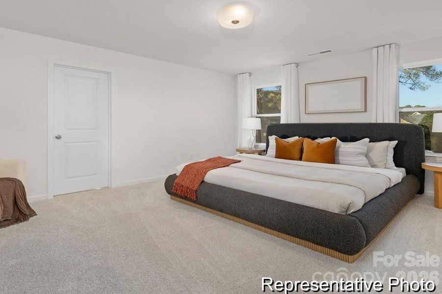 Furnished interior view inside a new home in Morgan Hills, Albemarle (Image 12).