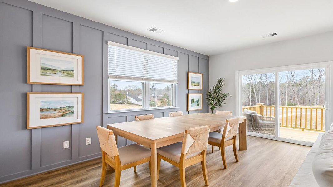 Furnished interior view inside a new home in The Crossing at St. James, Goose Creek (Image 3).