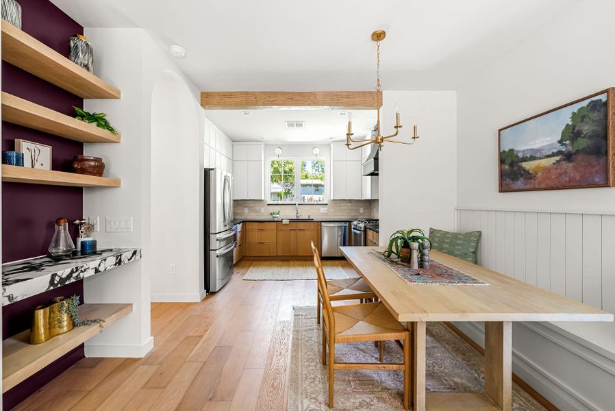 Furnished interior view inside a new home in , Austin (Image 16).