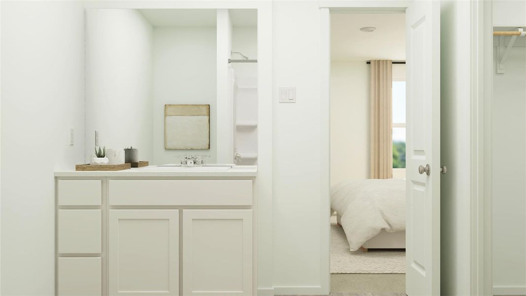 Furnished interior view inside a new home in Firefly Pointe, Hutto (Image 28).