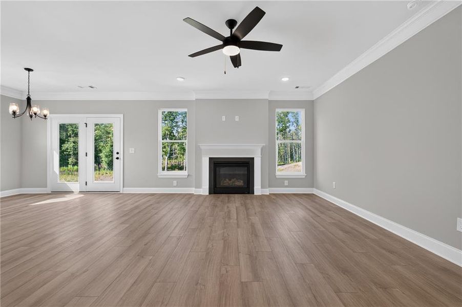 Spacious, unfurnished interior of a new home in , Loganville (Image 38).