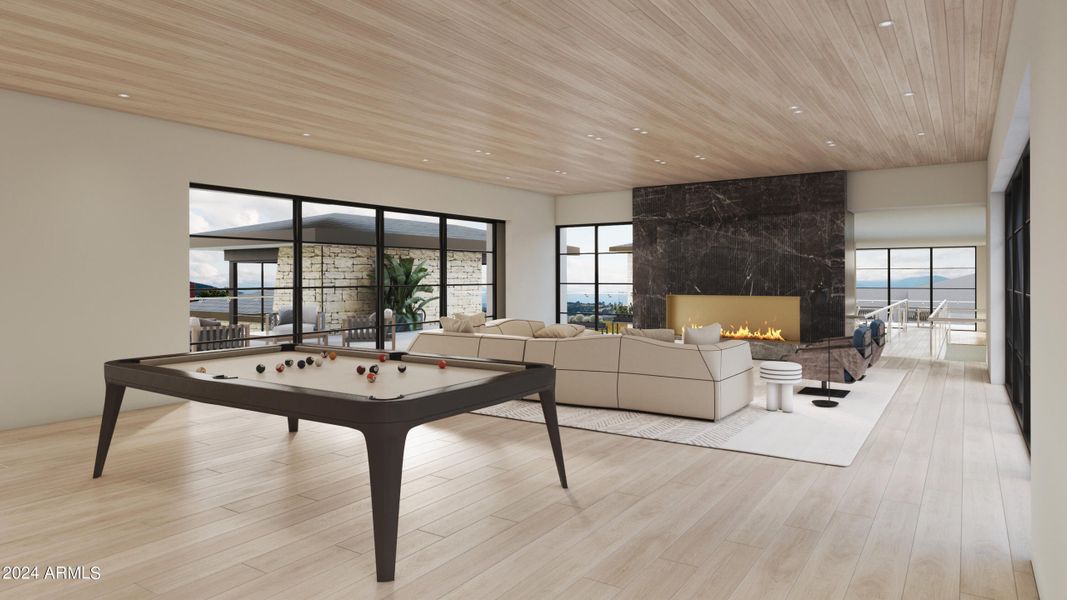 REC ROOM FIREPLACE REC ROOM FIREPLACE